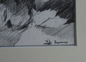 Fon Klement - Ingelijste tekening , Bloemstilleven 6 - 2000 kopen? Bied vanaf 50!