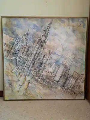 Jac van Van Nes - Zicht op Antwerpen verkauft für € 249!