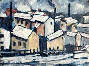 Jan Willem Versteeg - Landscape in the Snow verkocht voor € 120!