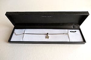 Curiosa - W. James - Zilveren armband Letter N-hanger Swarovski kristal - PRIJS VERLAAGD kopen? Bied vanaf 19!