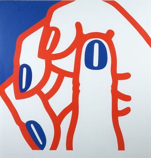 Marte Roling - Zeefdruk, Handen 28H - Ingelijst (Groot) kopen? Bied vanaf 120!