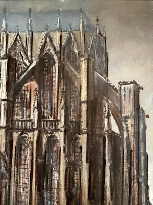 Rein Snapper - Stadsgezicht met Utrechtse dom kopen? Bied vanaf 100!