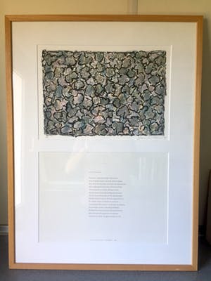 Jan Wolkers - "Winterbeelden" - Lithografie met gedicht, Ingelijst kopen? Bied vanaf 220!