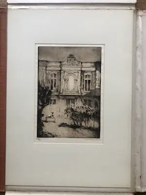 Betsy Westendorp-Osieck - Oude Amsterdamsche tuinhuizen, tien etsen door Betsy Westendorp-Osiek. kopen? Bied vanaf 690!