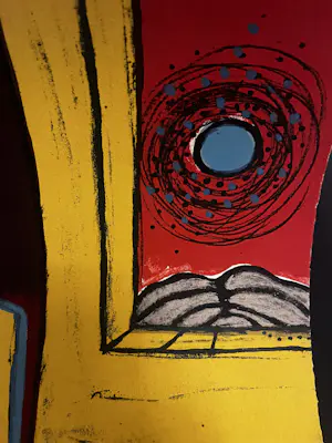 Corneille - zelfportret met Mexicaanse schedel 1976 kopen? Bied vanaf 400!