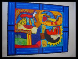 Clemens Briels - Zeefdruk. Snoring like dinosaurs at C. de C. kopen? Bied vanaf 90!