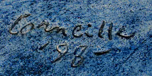 Corneille - Grote aardewerk plaquette - 1998 kopen? Bied vanaf 1000!