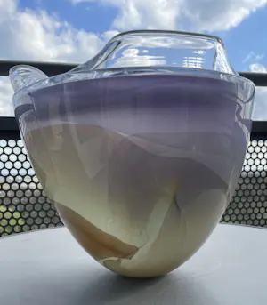 Misha Ignis - Unique glasobject” Waking up in Sahara Matmata “ van Misha Ignis kopen? Bied vanaf 450!