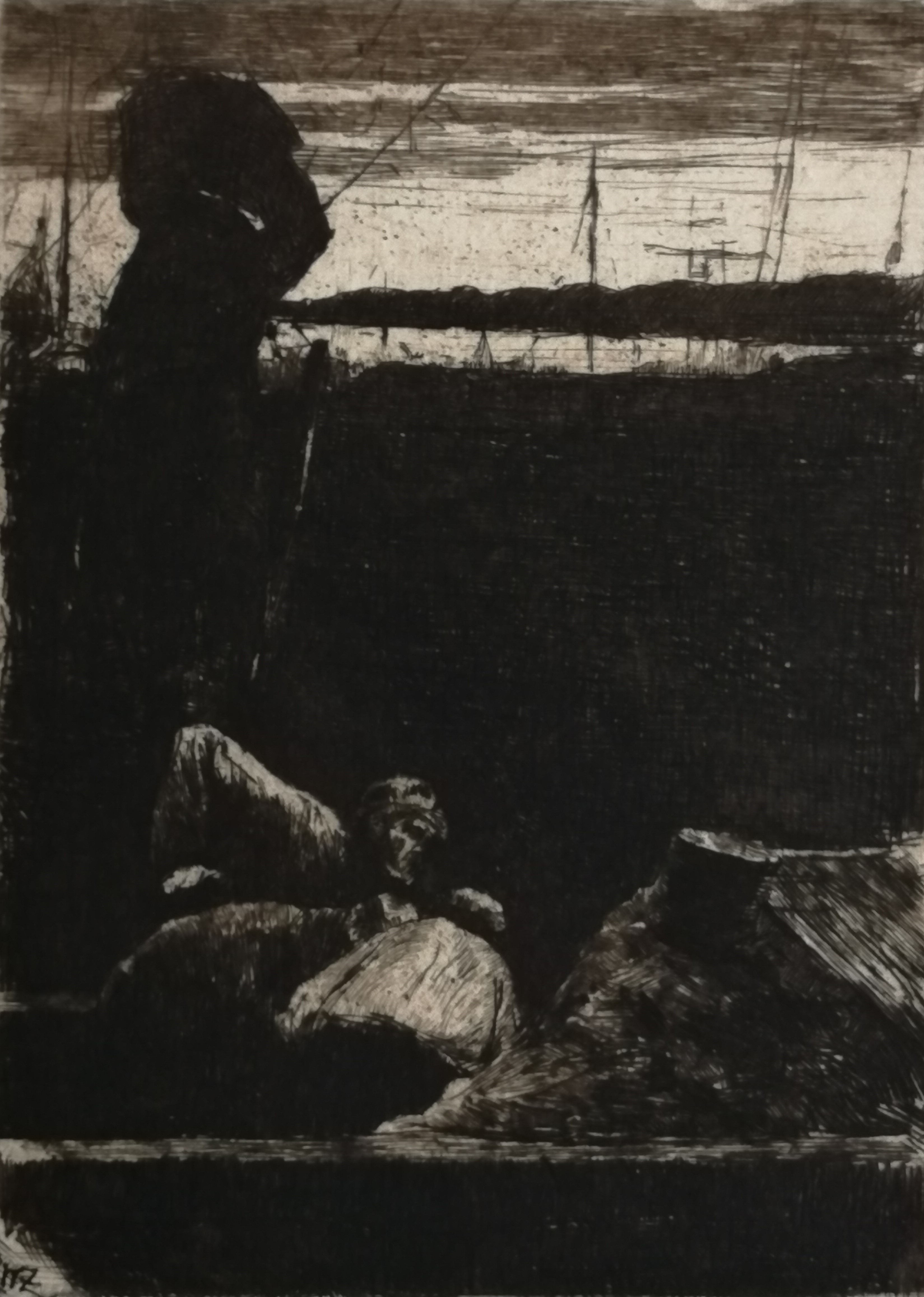 Willem de Zwart - Kolendragers verkocht voor € 30!