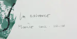 Niet of onleesbaar gesigneerd - Litho, In balance - Ingelijst (Groot) kopen? Bied vanaf 1!