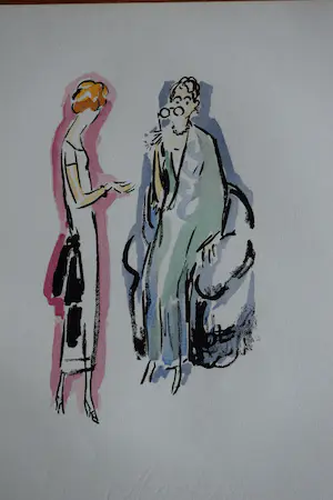 Kees van Dongen - Pochoir - De Uitleg - 1925 kopen? Bied vanaf 300!