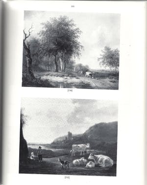 Hendrikus van de Sande Bakhuyzen - A wooded landscape with a horseman conversing with a herdsman and cattle kopen? Bied vanaf 2000!