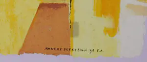 Anneke Peereboom - Anneke Peereboom: Zeefdruk op papier op doek, Luce del Giorno VI - Ingelijst kopen? Bied vanaf 35!