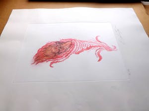 Ernst Fuchs - tittle: Selbstportrait GROTESK kopen? Bied vanaf 1!