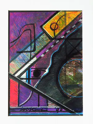 Bob Kemper - Abstracte werken zonder titel (2x) kopen? Bied vanaf 50!