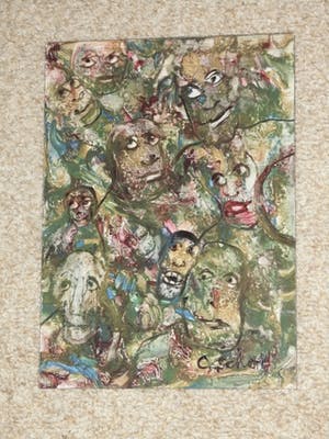 Carla Schot - Olieverfschilderij - Figuren [no.12] kopen? Bied vanaf 25!