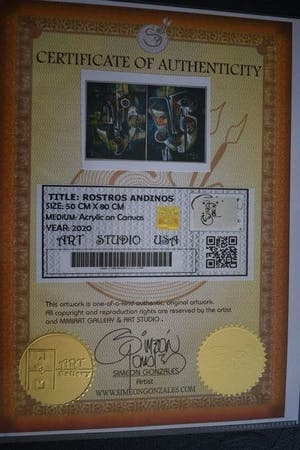 Simeon Gonzales - Rostros Andinos kopen? Bied vanaf 449!