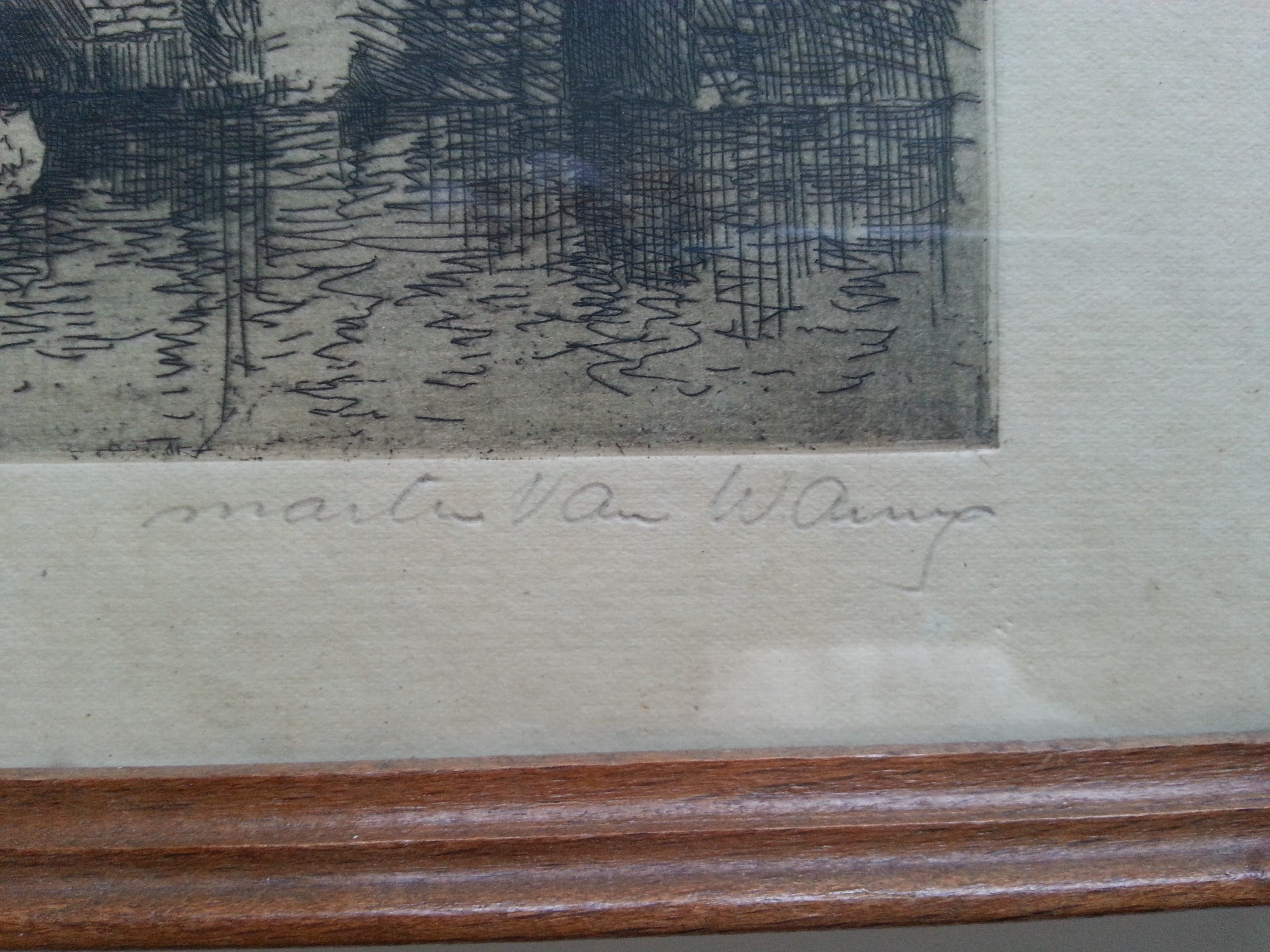 Martin van Waning - MARTIN VAN WANING (1887-1972) - Ets - San Remo - Gesigneerd kopen? Bied vanaf 1!