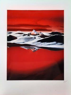 Niet of onleesbaar gesigneerd - Abstracte fotografie - jaren 90 - echte foto-afdruk - Bemelman kopen? Bied vanaf 1!