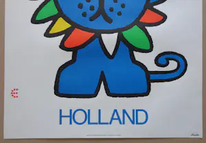 Dick Bruna - EUROPALIA '71. HOLLAND / LITHO-AFFICHE / 64x45cm / 1971 kopen? Bied vanaf 45!