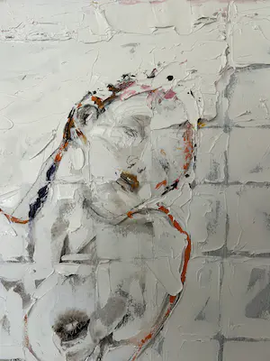 Paul de Lussanet - Naakte vrouw geleund tegen bad kopen? Bied vanaf 899!