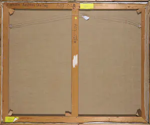 Gerard Wensma - Olieverf op doek, Stilleven met twee flessen en een doos - Ingelijst (Groot) kopen? Bied vanaf 150!