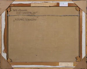 Willem Ernst van Boven - Olieverf op doek, Kermisterrein - Ingelijst kopen? Bied vanaf 1!