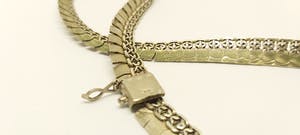 Antieke Zilveren 835 Schakel Collier 46cm lang kopen? Bied vanaf 65!