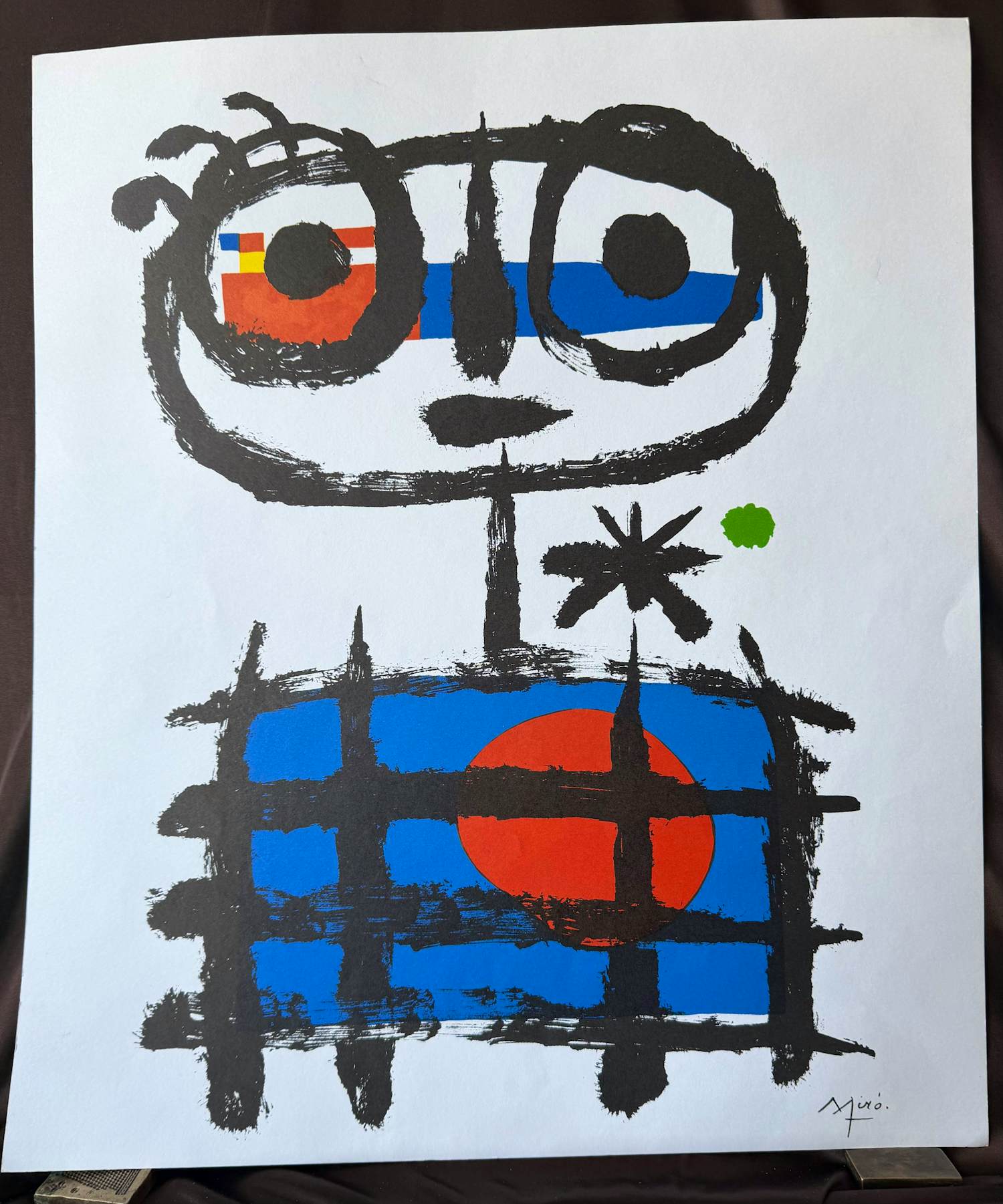 Joan Miro - Rood gezicht kopen? Bied vanaf 47!