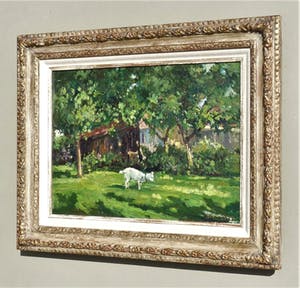 Henk van Leeuwen - Tuin met geitje kopen? Bied vanaf 225!