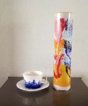 Piet Hein Eek - Kop en schotel, bus van Jan Cremer verkocht voor € 13!