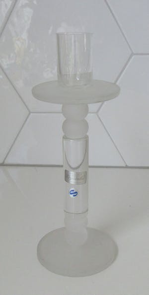 Niet of onleesbaar gesigneerd - Crystalex design kristallen kandelaar kopen? Bied vanaf 10!