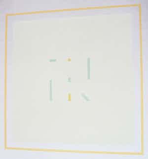 Antonio Calderara - Zeefdruk: Tempo, Spazio, Luce - 1975 verkocht voor € 80!