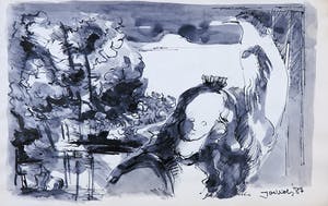 Joe Wols - Lot van vier tekeningen, Zonder titel kopen? Bied vanaf 1!