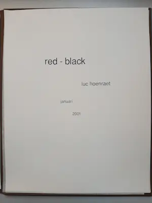 Luc Hoenraet - COLOFON RED/BLACK kopen? Bied vanaf 280!