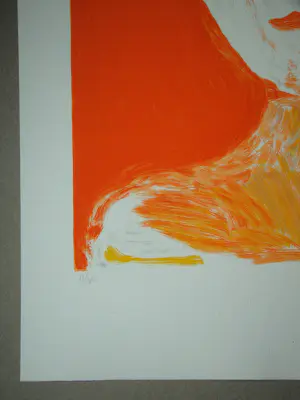 Virgilio Guidi - Volto Rosso - 1982 - Originele lithografie gesigneerd en genummerd kopen? Bied vanaf 120!