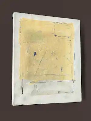 AcheterTom Jooris - intrigerend verstild abstract olieverf op doek van oost Vlaamse kunstenaar? Enchérissez de 147!