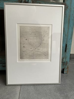 Henk Visch - Ets, De weg... nr. 6 van 25 - Ingelijst kopen? Bied vanaf 40!