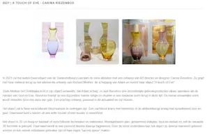 Carina Riezebos - Glaskunstbeurs jaarobject 2022 kopen? Bied vanaf 100!