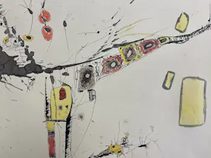 Wim de Haan - Abstracte compositie kopen? Bied vanaf 220!