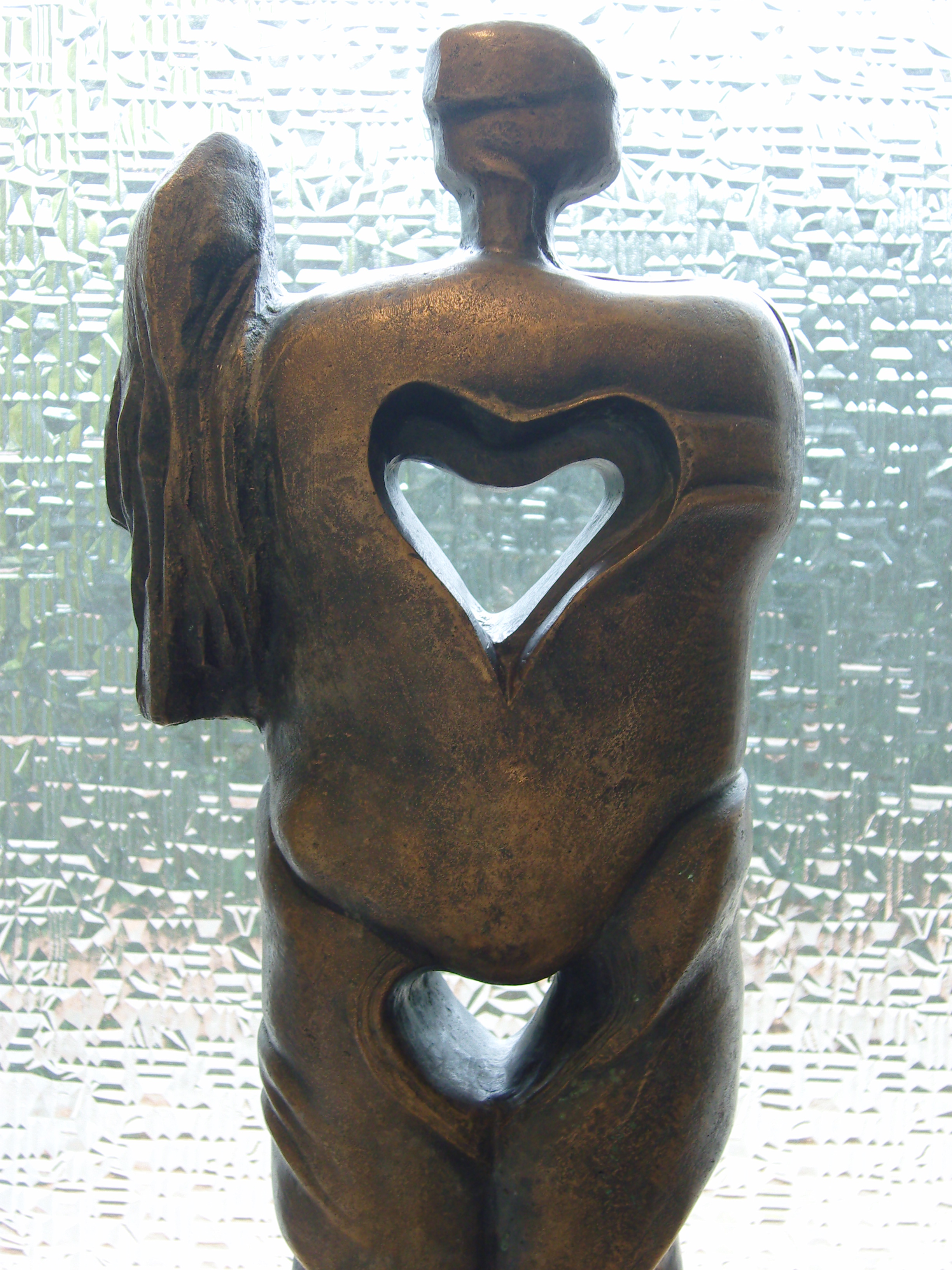 Brons (Onbekend) - Topbeeld "Amor" 19,5 kilogram! kopen? Bied vanaf 850!