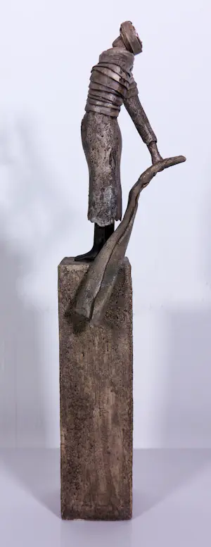 Jikke van de Waal-Bijma - Keramiek, Lot van 7 beelden (Figuren) kopen? Bied vanaf 250!
