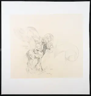 Arjen Toet - Potloodtekening, Antiloop kopen? Bied vanaf 1!