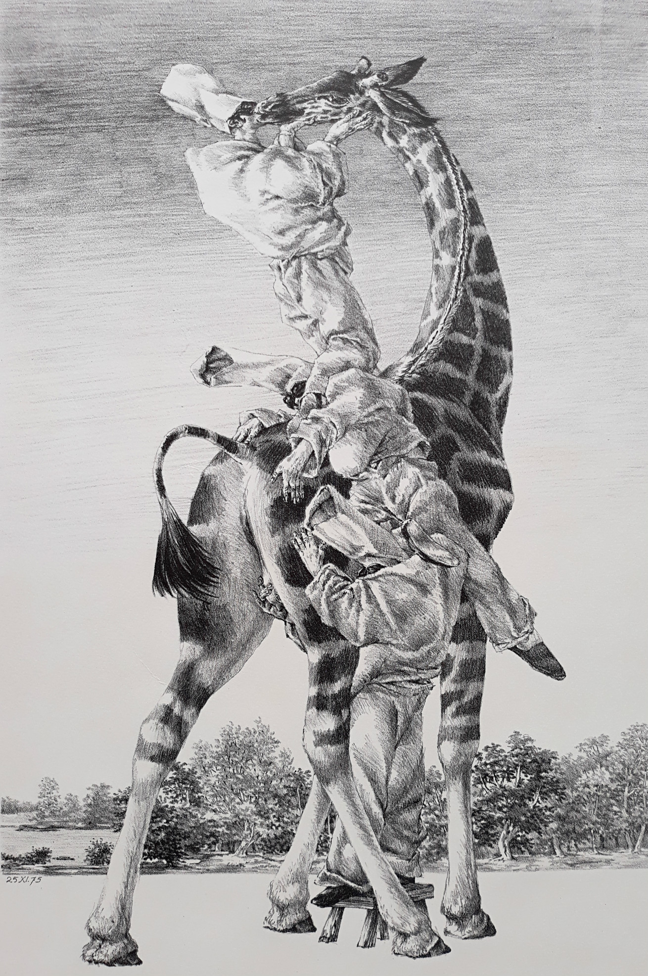 Peter Vos - Gevoelens, litho verkocht voor € 150!