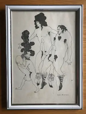 Aubrey Beardsley - Lot van 8 ingelijste prenten - Lysistrata - omstreeks 1930 kopen? Bied vanaf 95!