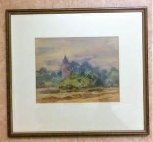 Jelle Troelstra - BERGENSE SCHOOL - Aquarel jaren 30 kopen? Bied vanaf 120!