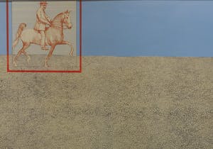 Aat Verhoog - man op paard aan kiezelstrand kopen? Bied vanaf 45!