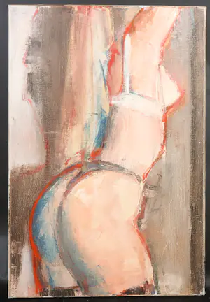 Lieuwe Smid - Olieverf op doek, Rita kopen? Bied vanaf 1!