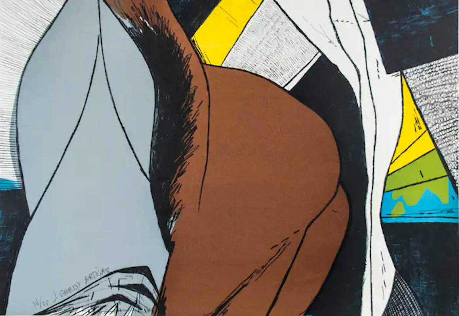 Joan Gardy Artigas - Kleurenlitho ANTILLAISE Handgesigneerd kopen? Bied vanaf 69!