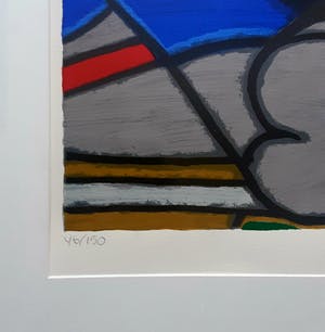 Corneille - " Les trois Etoiles" zeer grote zeefdruk!! kopen? Bied vanaf 425!